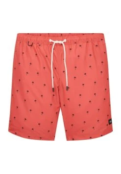 Tom Tailor Gemusterte - Zwemshorts - Soft Berry Red Palm Design -Tom Tailor Winkel 285b134210e745ddad99026e64e4b308