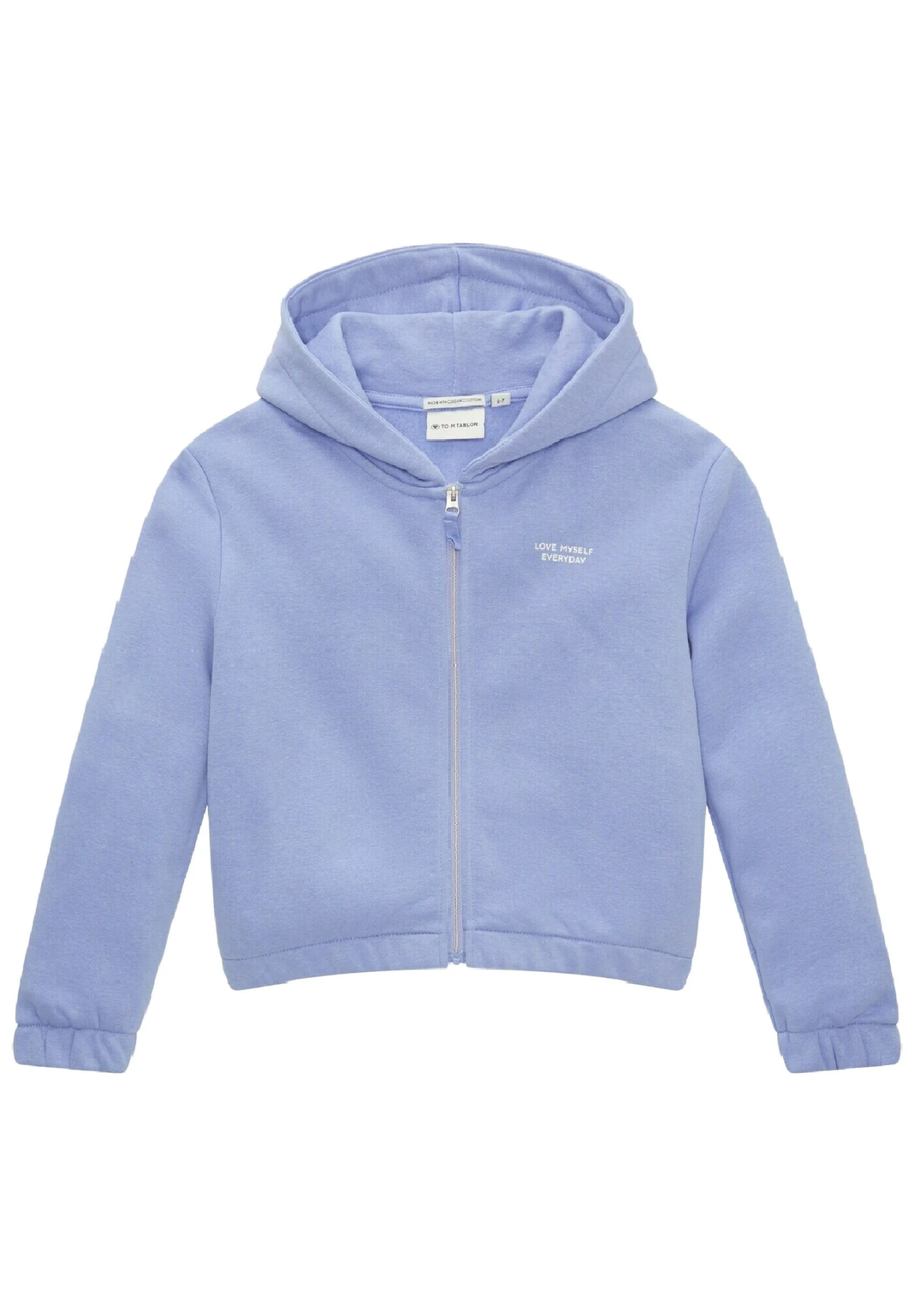 Tom Tailor Sweater Met Rits - Calm Lavender 3 Tom Tailor Sweater Met Rits - Calm Lavender