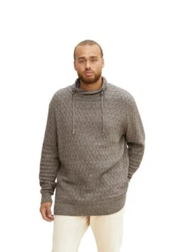 Tom Tailor Mit Sch - Trui - Navy White Brown Mouline -Tom Tailor Winkel 295ce056a9704f5d85153acfe1f4bc11