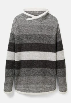 TOM TAILOR Denim Melange Optik - Trui - Grey Black Color Flow -Tom Tailor Winkel 29b888f7b62c4999b9cc2b28138629d2