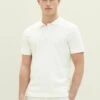 Tom Tailor Mit Struktur - Poloshirt - Off White -Tom Tailor Winkel 2a29e9cf6c824e55b7dbd0d02750020a
