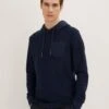 Tom Tailor Mit Struktur  - Hoodie - Sky Captain Blue