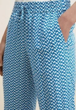 Tom Tailor Gemusterte Stoff - Pyjamabroek - Blue Minimal Design -Tom Tailor Winkel 2acebb37b3d04ed9a3d9972a1eb5a0e5