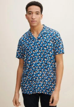 TOM TAILOR Denim Mit Printmuster - Overhemd - Blue Arty Half Circle Print