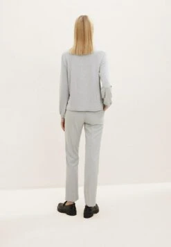 Tom Tailor Mit Rüschen Detail - Sweater - Concrete Grey Melange -Tom Tailor Winkel 2b1c3e1284a44815a8f10bcc8c7829b1