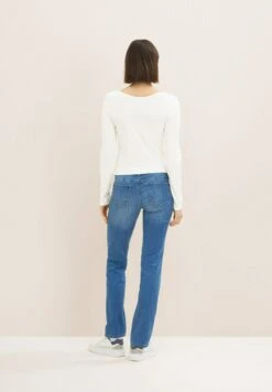 Tom Tailor Alexa  - Straight Leg Jeans - Mid Stone Wash Denim -Tom Tailor Winkel 2b2c574c62014de4a565a594ee75ccf2