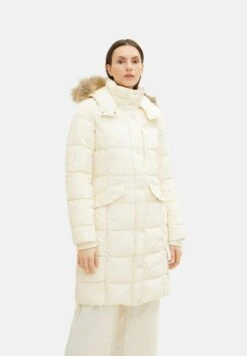 Tom Tailor Mit Abnehmbarer Kapuze  - Winterjas - Soft Buttercream