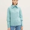 TOM TAILOR Denim Mit Troyer Kragen - Trui - Reef Blue Melange 2 TOM TAILOR Denim Mit Troyer Kragen - Trui - Reef Blue Melange -Tom Tailor Winkel 2b83d84a4184498baadc4ebe1983a47e