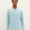 Tom Tailor Mit V-Ausschnitt - Trui - Light Blue Melange -Tom Tailor Winkel 2c7437f10f354643a61b3bc5d77376cb