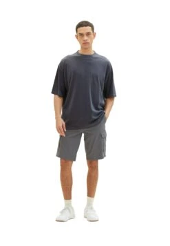 Tom Tailor Cargo- Shorts - Grey Diamond Structure -Tom Tailor Winkel 2cf9ecf7664c4adc8482d6724939f0ff