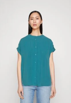 Tom Tailor Easy Shape - Blouse - Petrol Green