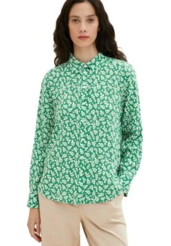 Tom Tailor With Collar - Overhemdblouse - Green Floral Design -Tom Tailor Winkel 2dbfff2cbee441a287c73d2359305be9