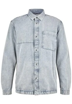 TOM TAILOR Denim Overhemd - Clean Light Stone Grey Denim -Tom Tailor Winkel 2ddb09a47c8546bd8a7e874df9ecbaef