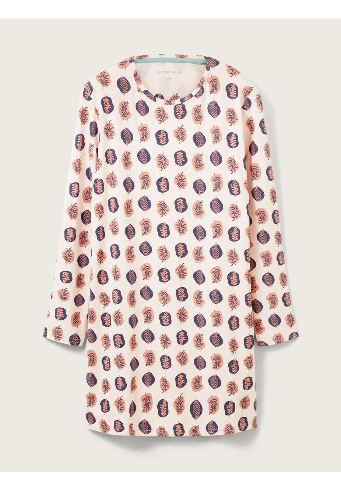 Tom Tailor Gemustertes - Nachtjapon - Red-Medium Allover 10 Tom Tailor Gemustertes - Nachtjapon - Red-Medium Allover - Afbeelding 8