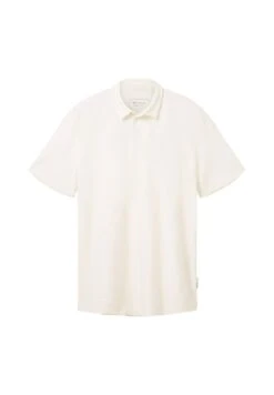 TOM TAILOR Denim Strukturiert - Poloshirt - Wool White -Tom Tailor Winkel 2e5ba9f1f1004ac7ae5c6ee153adbbed