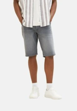 Tom Tailor Jeansshort - Used Mid Stone Grey Denim