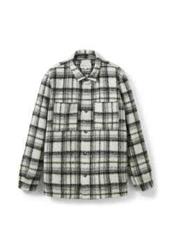 TOM TAILOR Denim Mit Karomuster - Overhemd - Light Beige Green Black Check -Tom Tailor Winkel 2e997e7f2ccd4bf781bfa9597ed95d40
