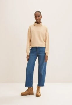 TOM TAILOR Denim Culotte - Straight Leg Jeans - Used Dark Stone Blue Denim -Tom Tailor Winkel 2eb16d7487d24ee086dab36df6e66116