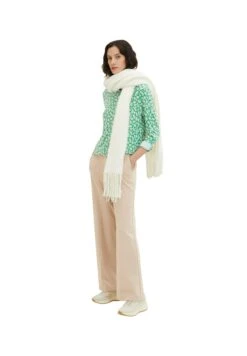 Tom Tailor Langarm - Blouse - Green Floral Design