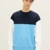 Tom Tailor Relaxed Colorblock - Sweater - Rainy Sky Blue 2 Tom Tailor Relaxed Colorblock - Sweater - Rainy Sky Blue -Tom Tailor Winkel 2f97e5ebd3c54564b8cadac353980203