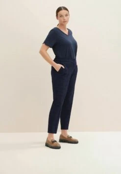 Tom Tailor Mit Karomuster  - Broek - Printed Big Navy Grid Check -Tom Tailor Winkel 2fbc9397e29844c38cfe7f27f18c3395