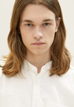 TOM TAILOR Denim Kurzarm - Overhemd - Wool White -Tom Tailor Winkel 2fd04b0eb1a34d25930cc053aa6f62f6