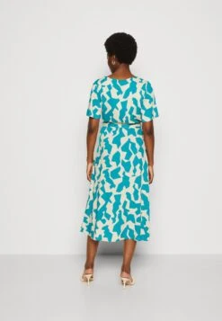 Tom Tailor Dress With Wrap - Jurk - Petrol -Tom Tailor Winkel 2fdc336dc1e44028885fdf226729fb3b