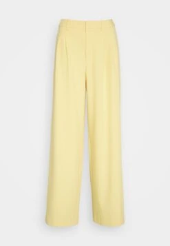 TOM TAILOR Denim Pleated Wide Leg- Broek - Soft Pale Yellow -Tom Tailor Winkel 2fe44c41cf5147bdba0672ee89f2973f