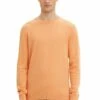 Tom Tailor Basic Crew Neck - Trui - Mandarin Orange Melange
