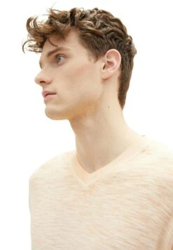 Tom Tailor Mit V-Ausschnitt - Trui - Washed Out Orange -Tom Tailor Winkel 30334f0ae3e04ae187149e4644392a11