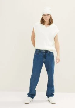 TOM TAILOR Denim Straight Leg Jeans - Clean Mid Stone Blue Denim 15 TOM TAILOR Denim Straight Leg Jeans - Clean Mid Stone Blue Denim -Tom Tailor Winkel 303b100868b0451284aa6e2337f15e22
