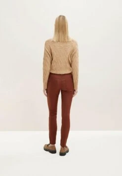 Tom Tailor Alexa Skinny - Leren Broek - Spicy Chocolate -Tom Tailor Winkel 30ee74327d384ae1a33e2691abc0a396