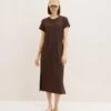 Tom Tailor Jerseyjurk - Chocolate Brown -Tom Tailor Winkel 31b965c0466f4f4297b39ddcc91f8aa9