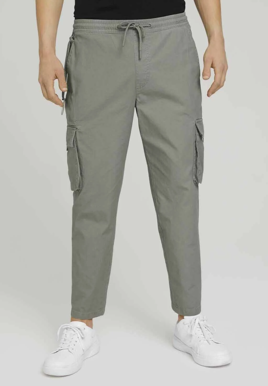 TOM TAILOR Denim Cargobroek - Greyish Shadow Olive 3 TOM TAILOR Denim Cargobroek - Greyish Shadow Olive