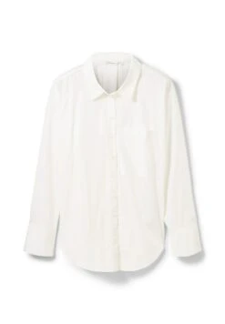 Tom Tailor Plus - Mit Abgerundetem Sau - Overhemdblouse - Whisper White -Tom Tailor Winkel 33df3a7cb3db49e5810a00ae58d20391