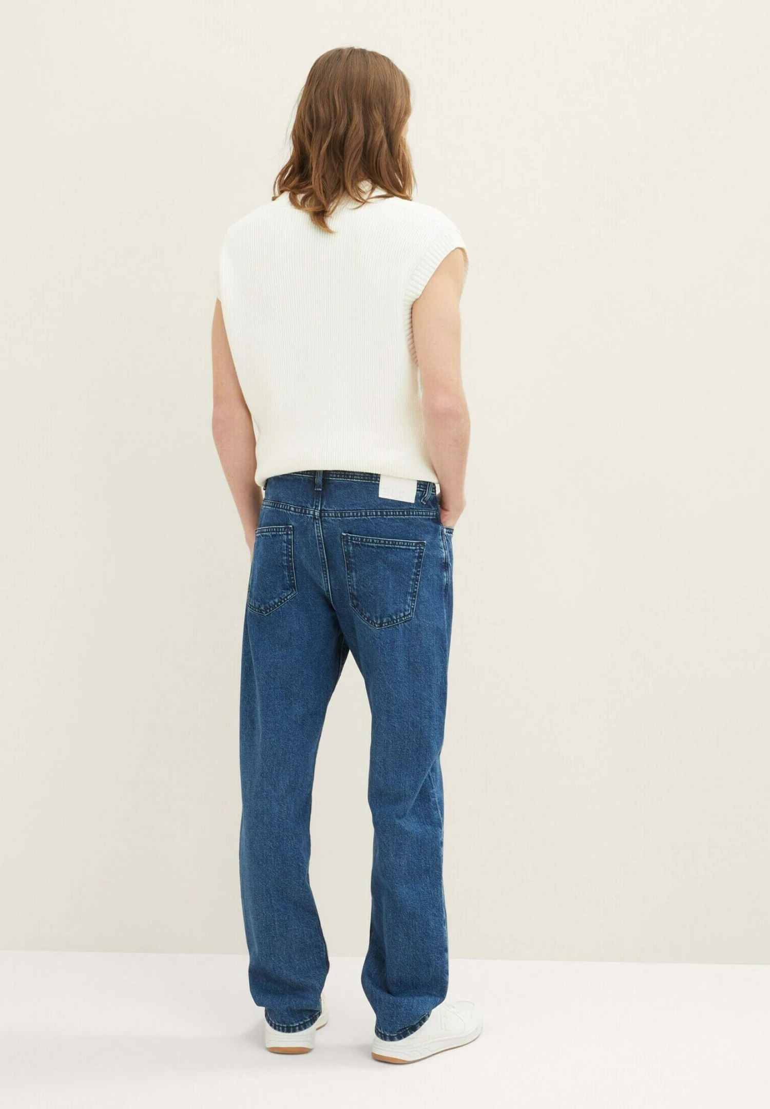 TOM TAILOR Denim Straight Leg Jeans - Clean Mid Stone Blue Denim 5 TOM TAILOR Denim Straight Leg Jeans - Clean Mid Stone Blue Denim - Afbeelding 3
