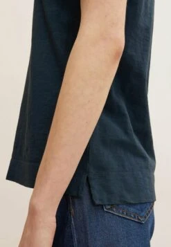 Tom Tailor In Melange Optik - T-Shirt Basic - Midnight Sail -Tom Tailor Winkel 343c1e98a4b14584aaad5b181550d8fa
