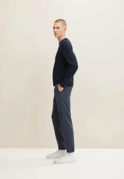TOM TAILOR Denim Mit Seitlichen Eingrifftaschen - Trainingsbroek - Navy Melange Herringbone -Tom Tailor Winkel 34a92957f228416b86705dd92fb98d70
