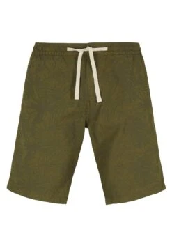 TOM TAILOR Denim Shorts - Olive Tonal Big Leaf Design -Tom Tailor Winkel 34df5d282f55403ea6fd9aaec6977714