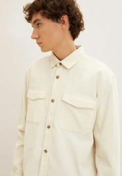 TOM TAILOR Denim Mit Aufgesetzten Brusttaschen - Overhemd - Soft Light Beige -Tom Tailor Winkel 352c5e7c8281473990761978e53823bd