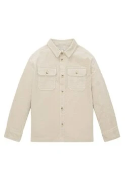 Tom Tailor Mit Aufgesetzten Taschen - Overhemd - Dusty Beige