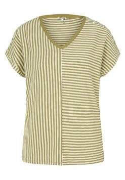 Tom Tailor T-Shirt Print - Olive Horizontal Stripe -Tom Tailor Winkel 353fbb9ae9dc41ddb0c6503e80087c6b