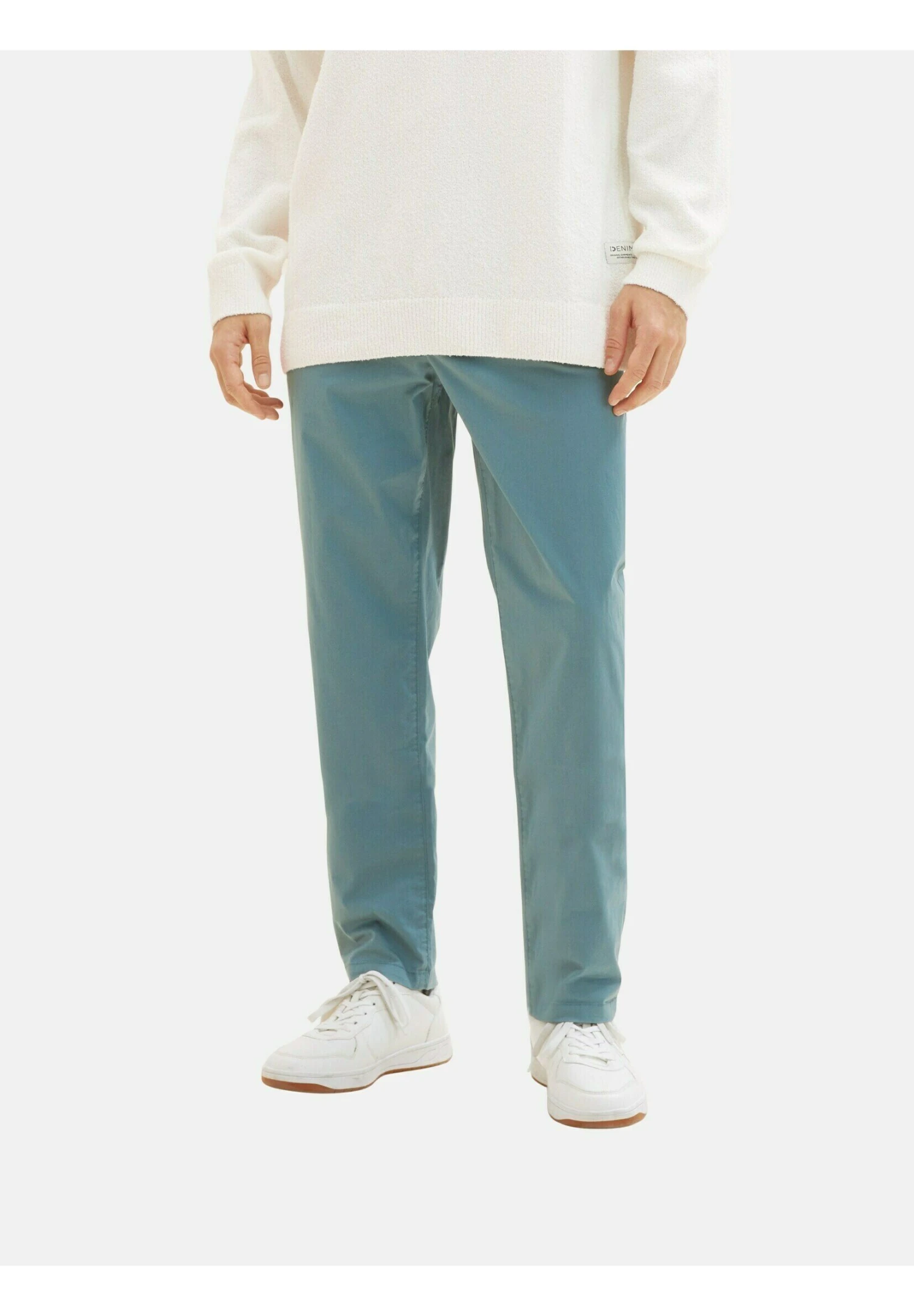 Tom Tailor Relaxed Tapered - Chino - Deep Bluish Green 3 Tom Tailor Relaxed Tapered - Chino - Deep Bluish Green