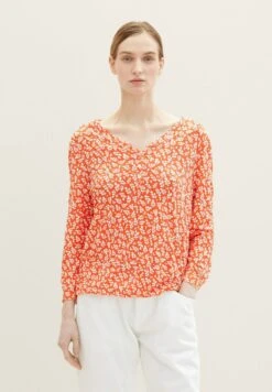 Tom Tailor Gemustertes - Blouse - Red Floral Design