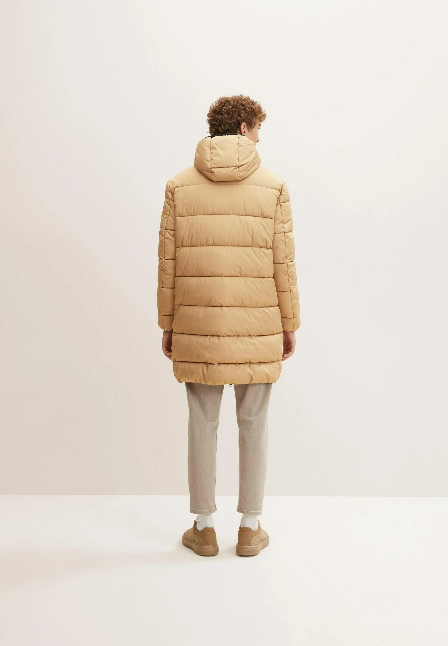 TOM TAILOR Denim Puffer - Winterjas - Splashed Clay Beige 5 TOM TAILOR Denim Puffer - Winterjas - Splashed Clay Beige - Afbeelding 3