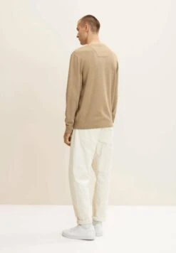 Tom Tailor Basic Crew - Trui - Beige -Tom Tailor Winkel 35d93d607b674501a319369ec535de3b