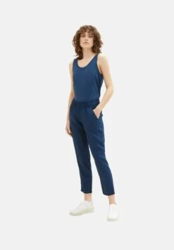 Tom Tailor Cropped - Broek - Midnight Sail -Tom Tailor Winkel 366d990d001d46cbb95703a5a43fcc77