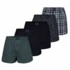 Tom Tailor 5Er Pack - Boxershort - Grün Dunkel Karo