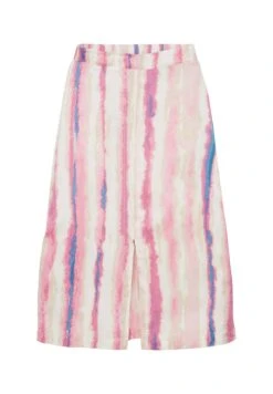 Tom Tailor Bedruckter - A-Lijn Rok - Pink Tie Dye Stripe -Tom Tailor Winkel 373e4dc51e7745c08b52da34b72ac16d