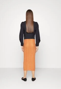 TOM TAILOR Denim Midi Skirt With Rouching - Maxirok - Mango Vichy -Tom Tailor Winkel 3781935470f84248a148664b24ce75a2